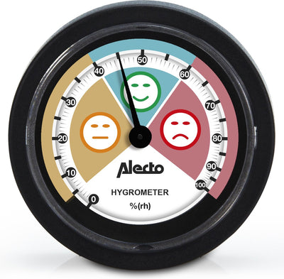 Alecto Analog Hygrometer - WS -05 - Schwarz