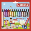 Stabilo Trio Scribbi fühlte -Tip -Stifte, 14st.