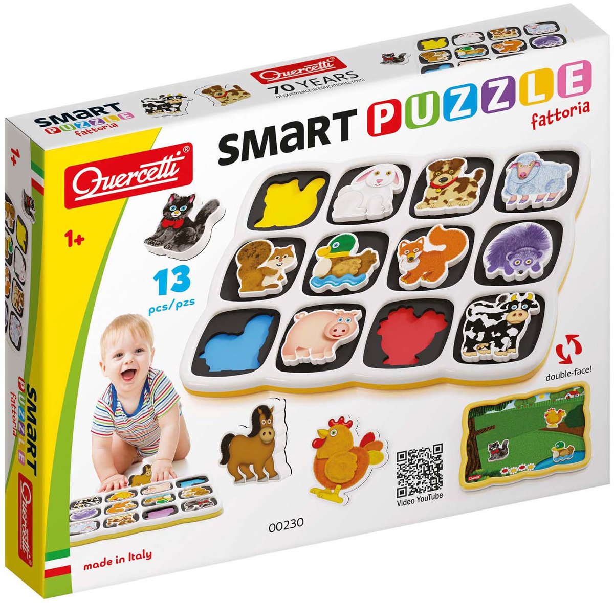 Quercetti Smart Magnet Puzzle Farm