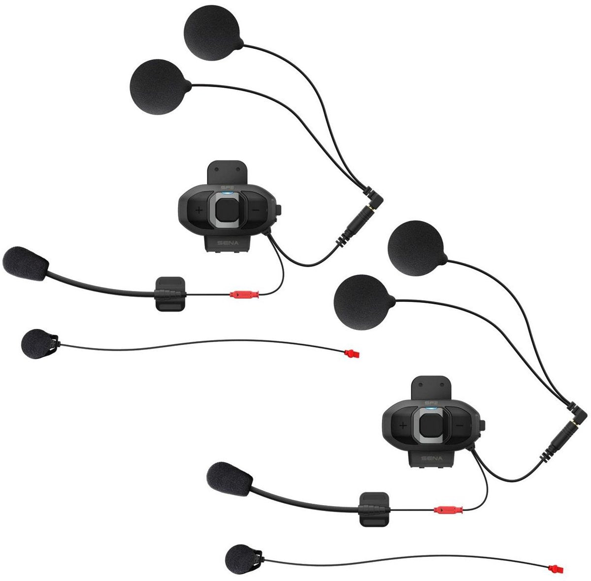 Sena SF2-03 Bluetooth-Kommunikationssystem im Duo-Pack – Größe – Bluetooth-Gegensprechanlage