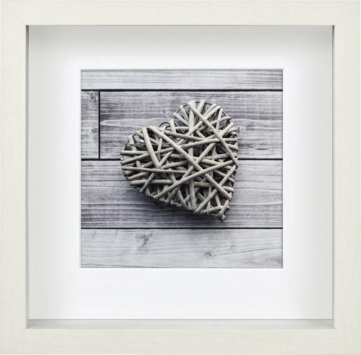 Hama Bilderrahmen – Scala – 23 x 23 cm – Weiß