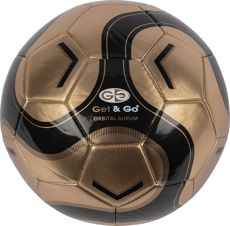 Get Go Football Gold Line - Goldgrau - Größe 5 - Durchmesser ca. 22 cm