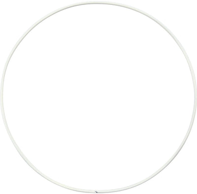 Creativ Company Metalldrahtring, D 15 cm, Stärke 2 mm, weiß, 10 Stück 1 Box