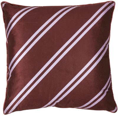 Vtwonen diagonales Dekokissen – 50x50 cm – dunkelrot