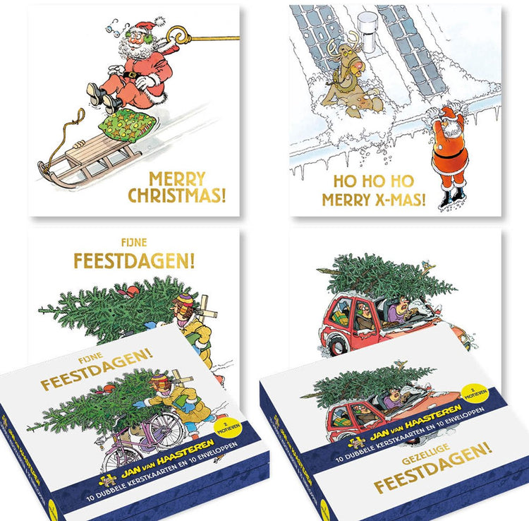 Jan van Haasteren Weihnachtskarten - Set 2