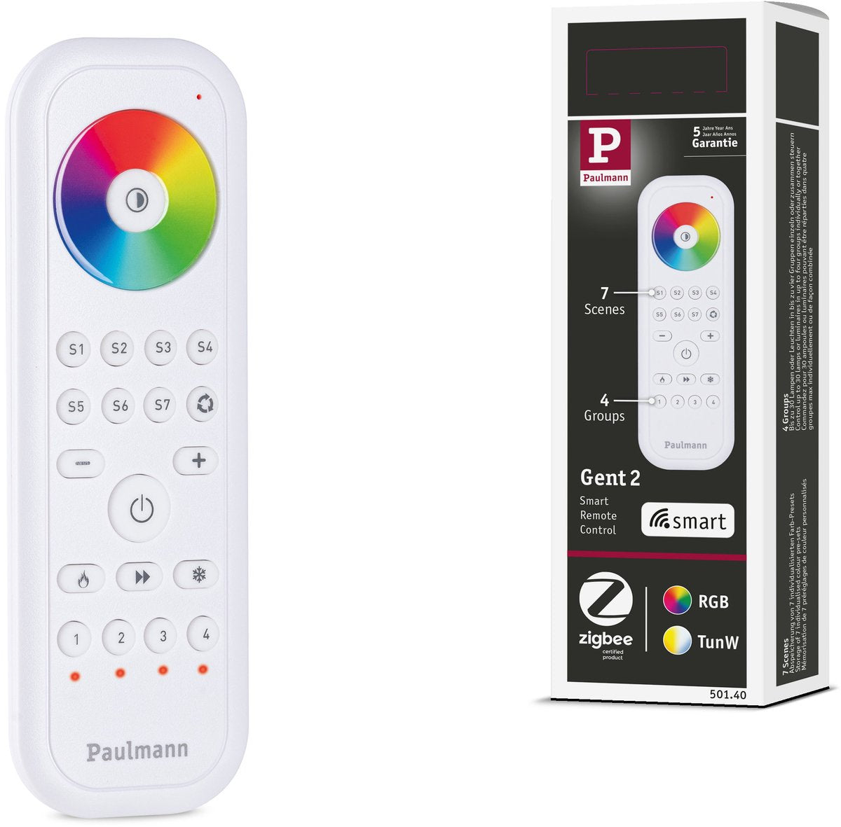 Paulmann Fernbedienung Smart Home ZigBee 3.0 Gent 2 weiß