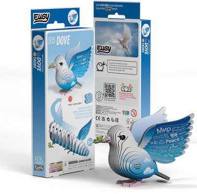 Eugy 3D-Puzzle – Taube – Vögel – nachhaltig – alle sammeln – 6 Jahre
