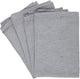 Arti casa Servietten 4er-Set - 35 x 35 cm - wiederverwendbar - Baumwollpolyester - Grau