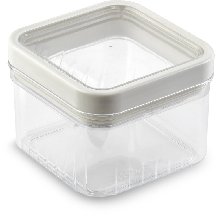 Curver Kara Aufbewahrungsdose – 0,5 l – 10,7 x 10,7 x 7,9 cm – weiß