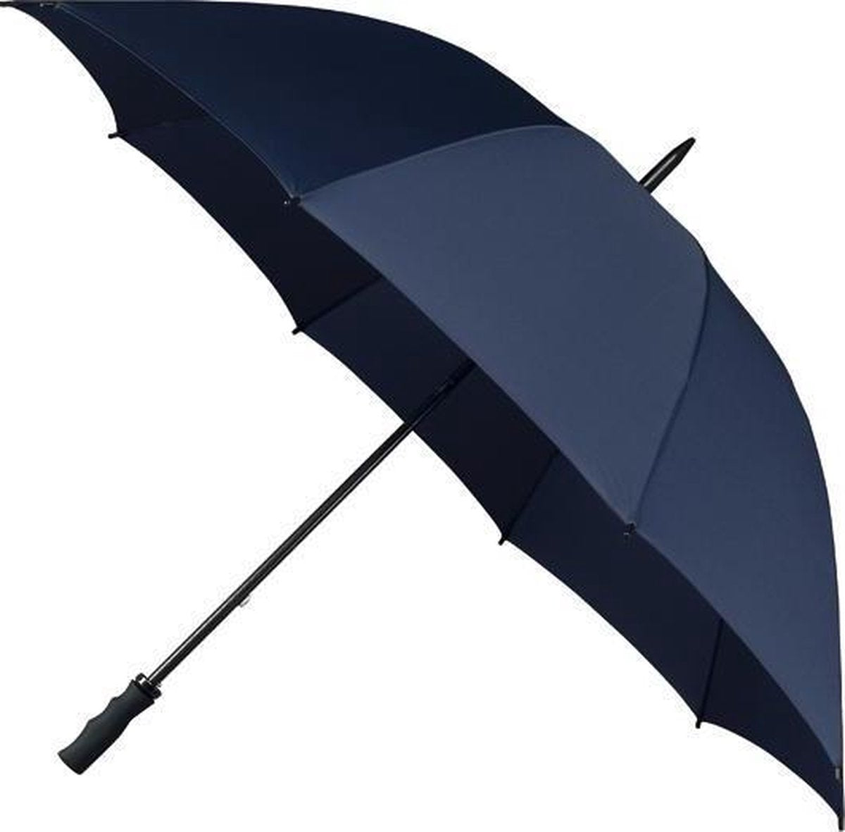 Falcone GolfParaplu Windschutz Handöffnung 130 cm dunkelblau