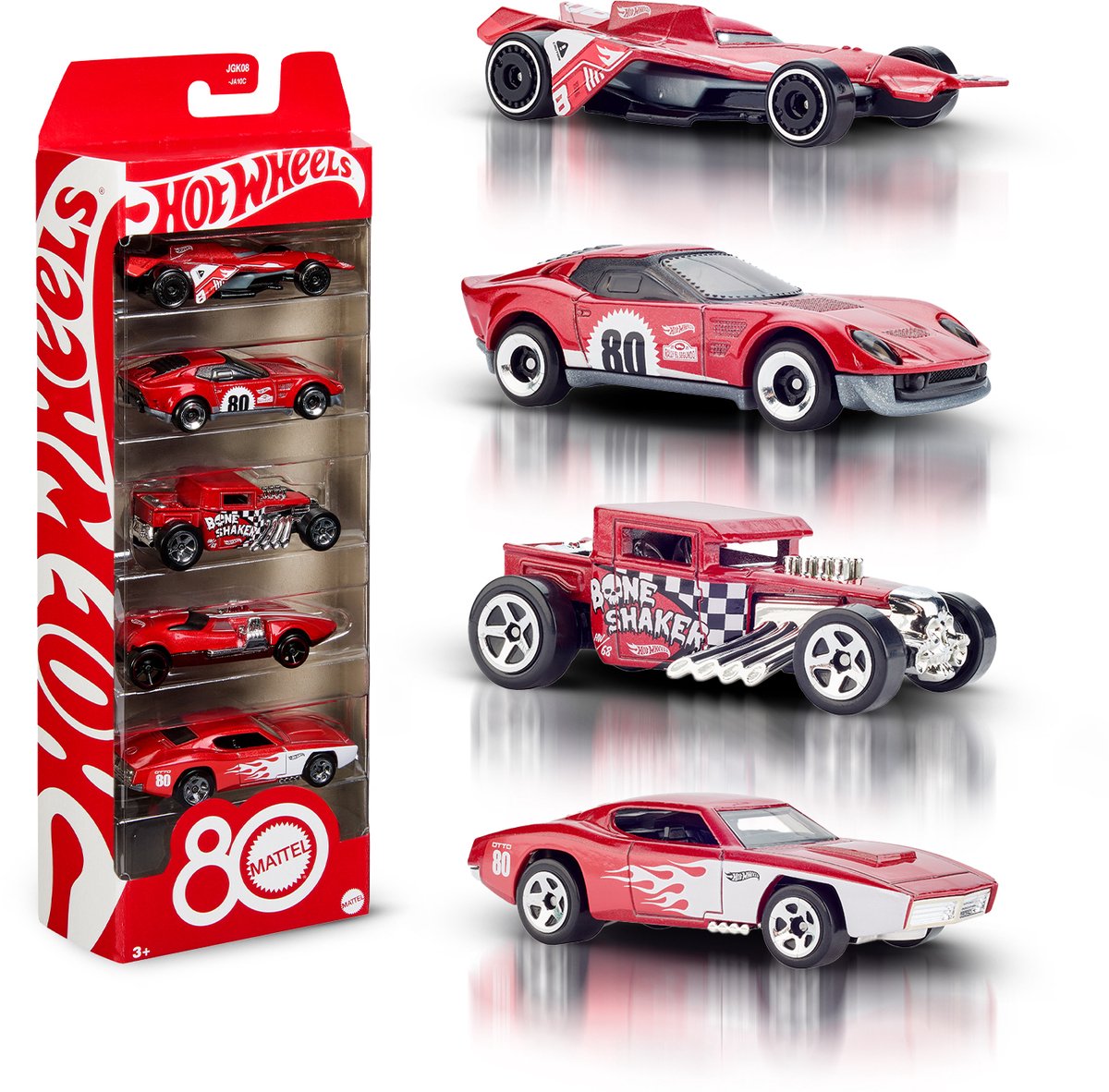 Hot Wheels Diecast 80th 5er-Pack