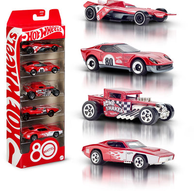 Hot Wheels Diecast 80th 5er-Pack