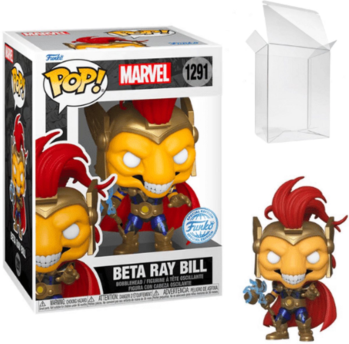 Funko-Pop! Marvel Comics – Beta-Ray-Rechnung mit Stormbreaker, exklusiv bei uns