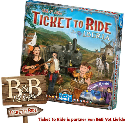 Days of Wonder – Ticket to Ride – Iberia Südkorea – Erweiterung – Brettspiel