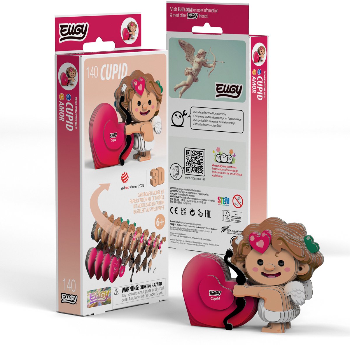 Eugy 3D-Puzzle – Amor – Fantasiefiguren – langlebig – alle sammeln – 6 Jahre