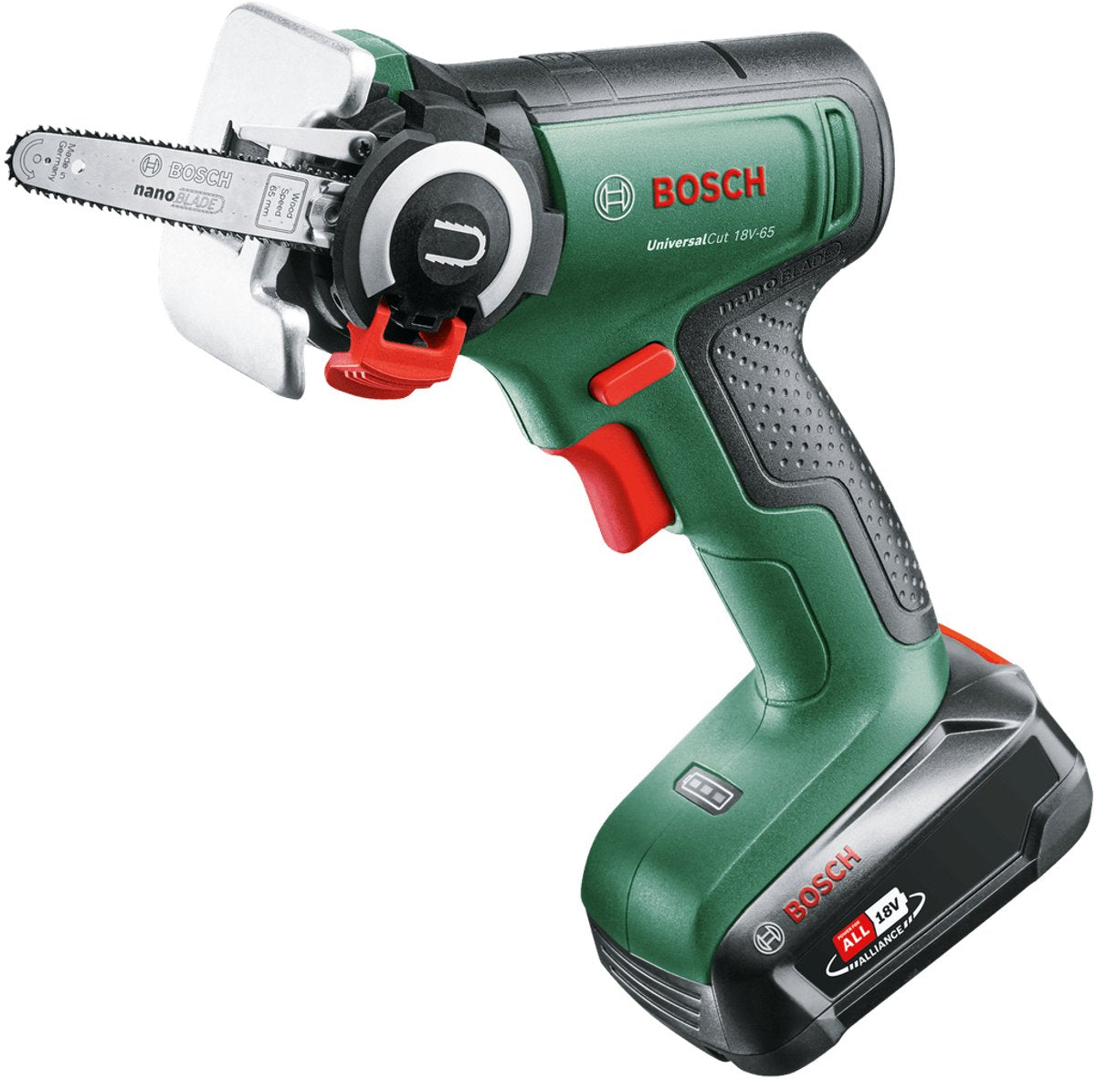 Bosch Universalcut 18 V-65 – inklusive 18-V-Li-Ionen-Akku (2,5 Ah) und Ladegerät