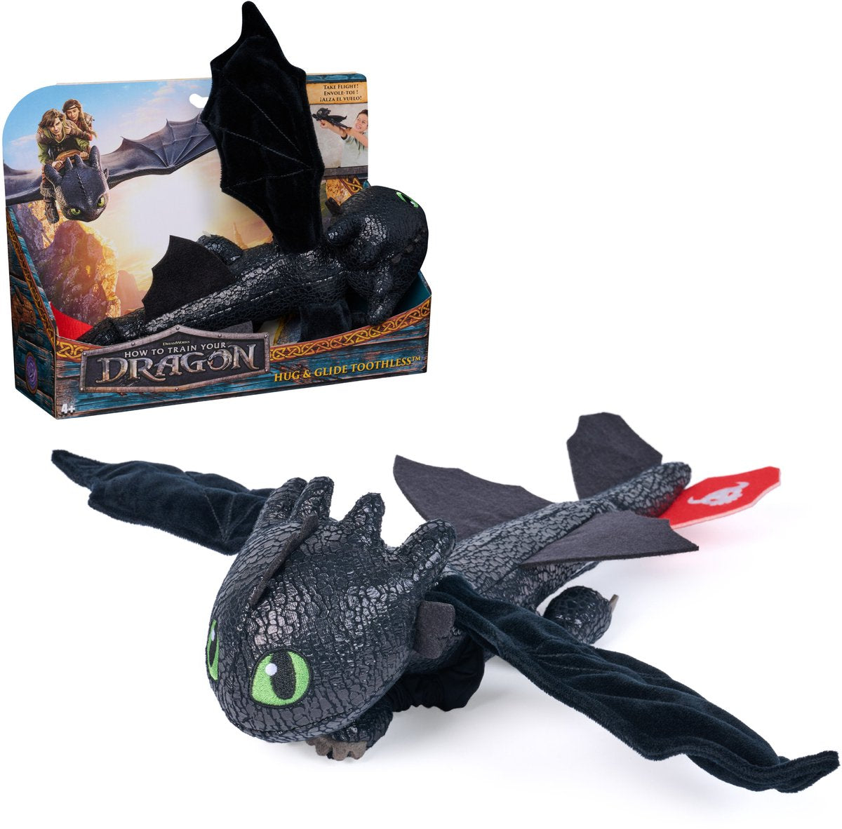 So trainieren Sie Ihren Drachen mit zahnlosen Plüsch (30 cm)
