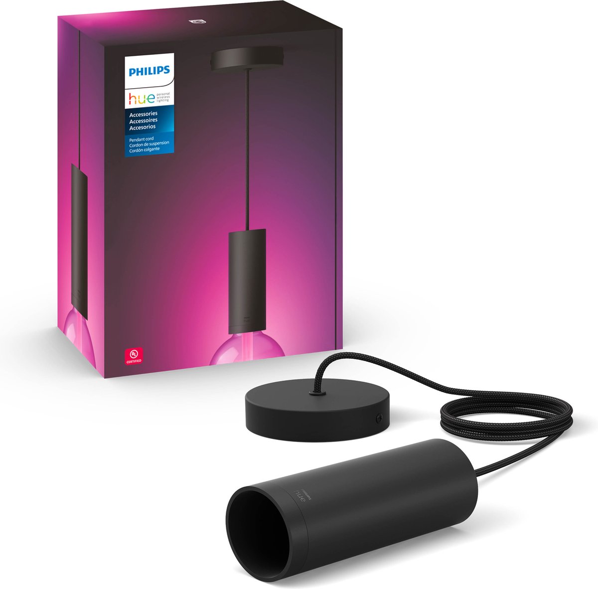 Philips Hue Lichtleiterkabel – Schwarz – E27