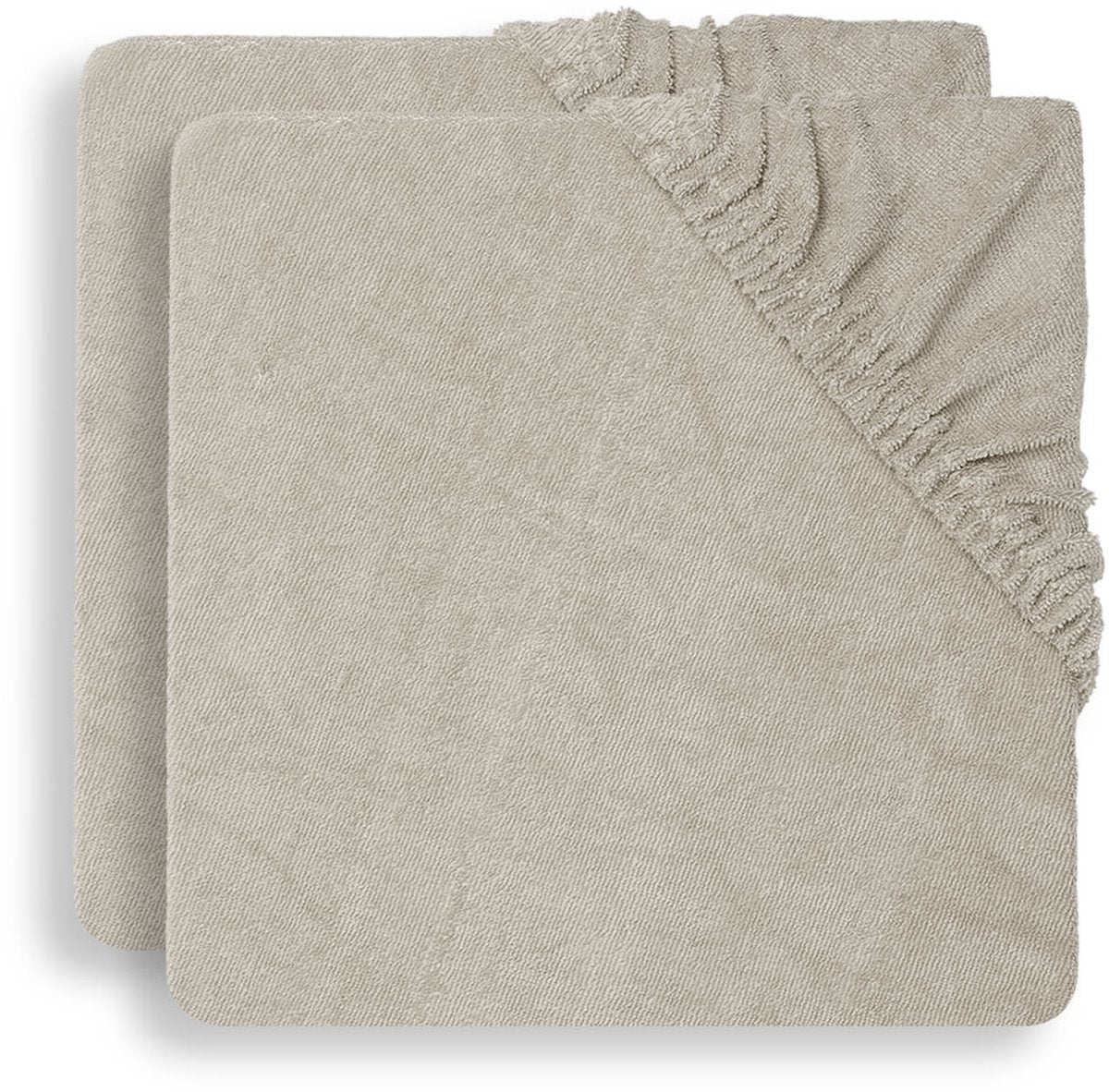 Jollein Wickelauflagenbezug Frottee 75x85cm Nougat (2er Pack)