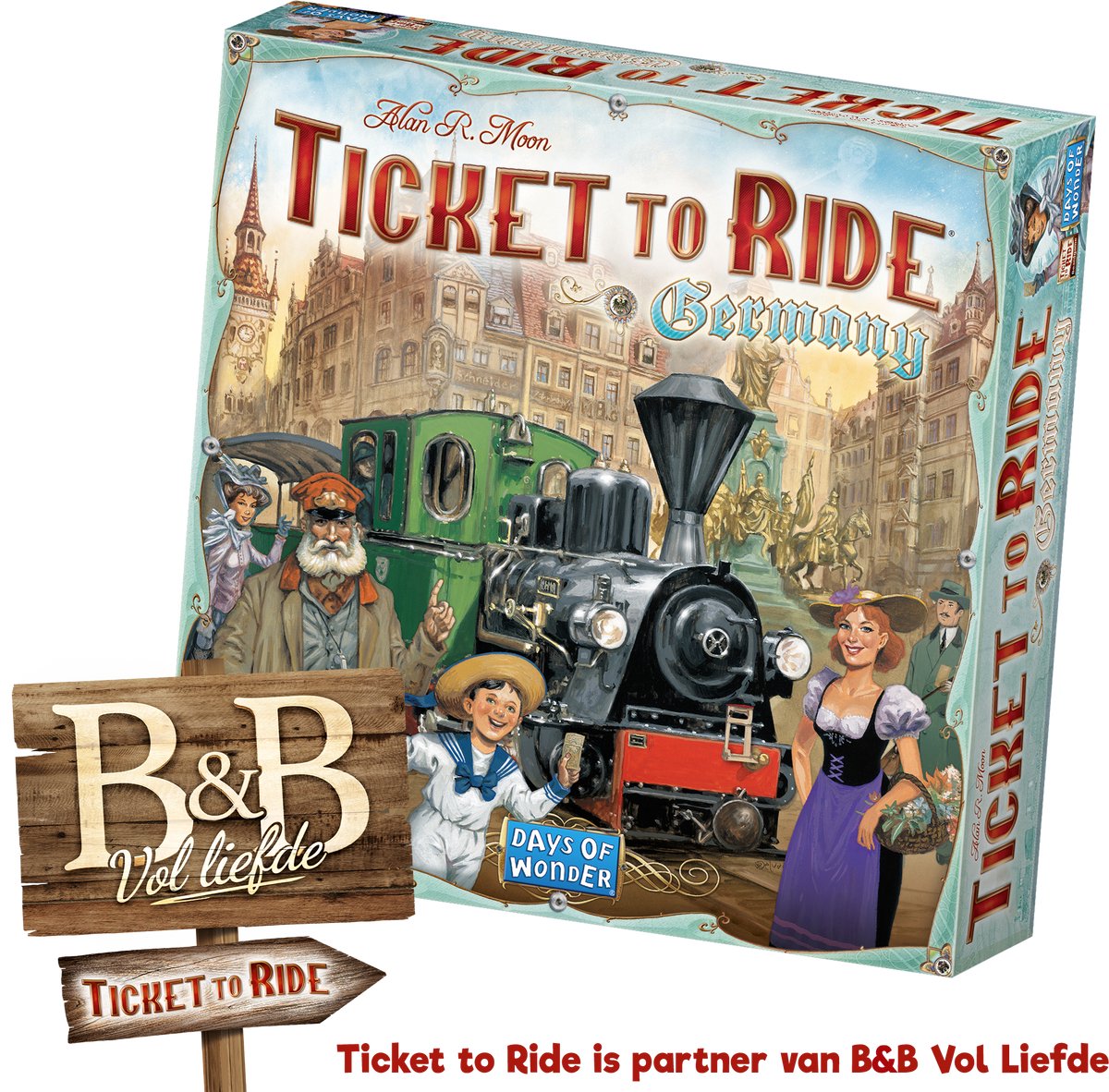 Asmodee -Ticket, um das Deutschland -Brettspiel zu fahren