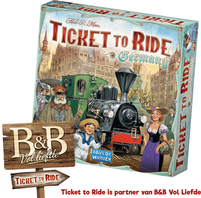 Asmodee -Ticket, um das Deutschland -Brettspiel zu fahren
