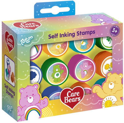 Totum Care Bears Care Bears – selbstfärbende Stempel 12 Stück – kreative Spielzeuge ab 3 Jahren für Mädchen und Jungen zum Basteln