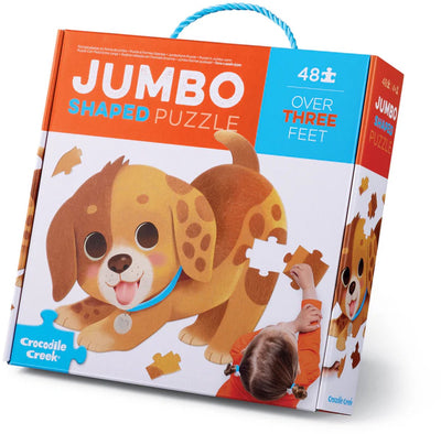 Crocodile Creek Puzzle Jumbo 48 Teile, Welpen ab 4 Jahren, Spielzeug.