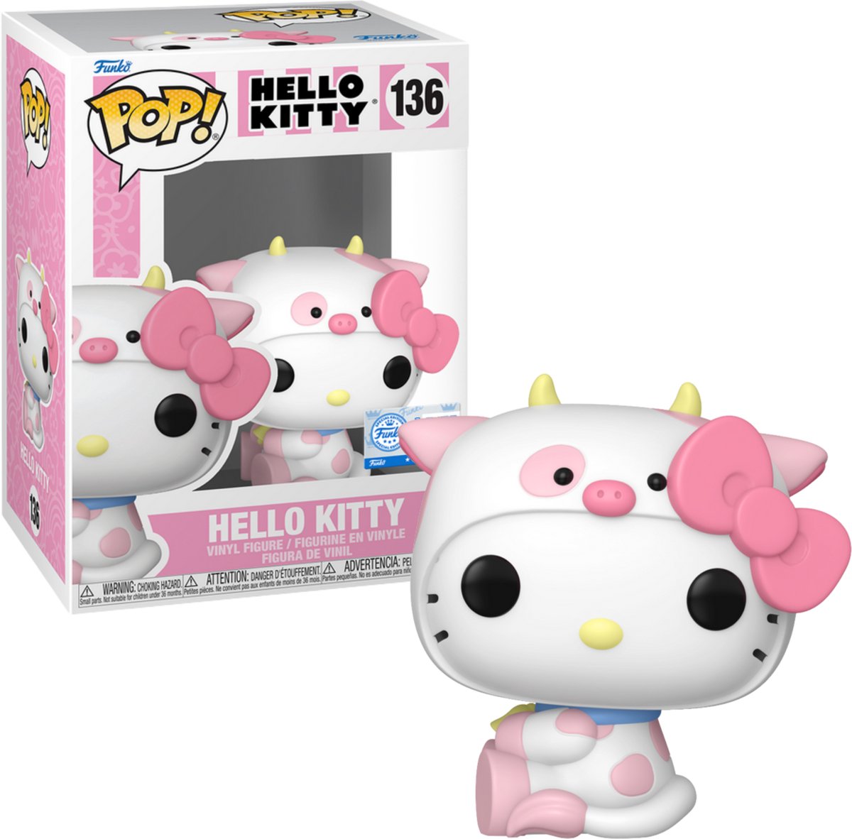 Funko-Pop! Hallo Kitty 136 Hallo Kitty im Kuh-Cosplay exklusiv