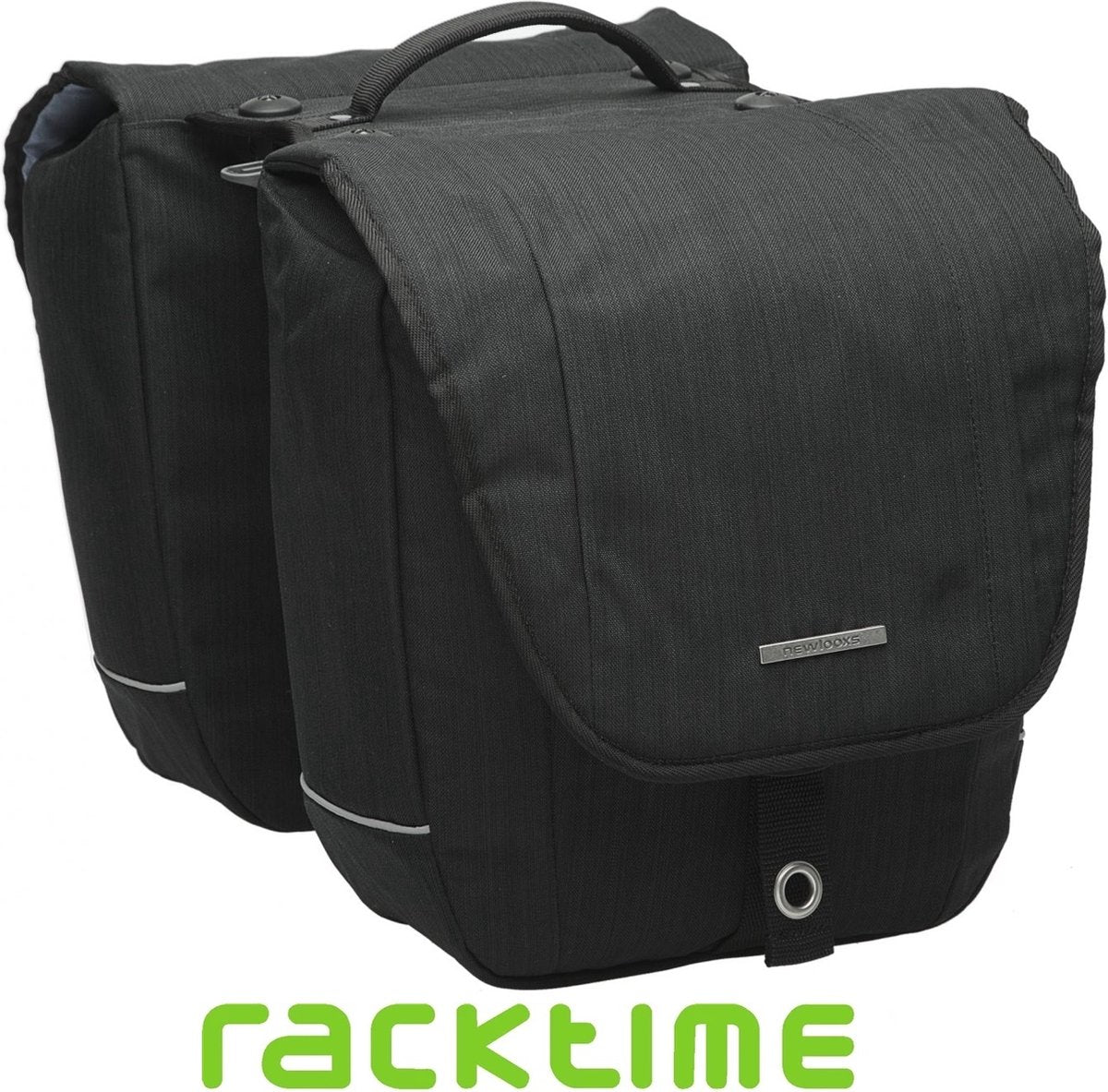 Neu Looxs Avero Double Bicycle Bag - Schwarz - Polyester - Sportlich - 25L