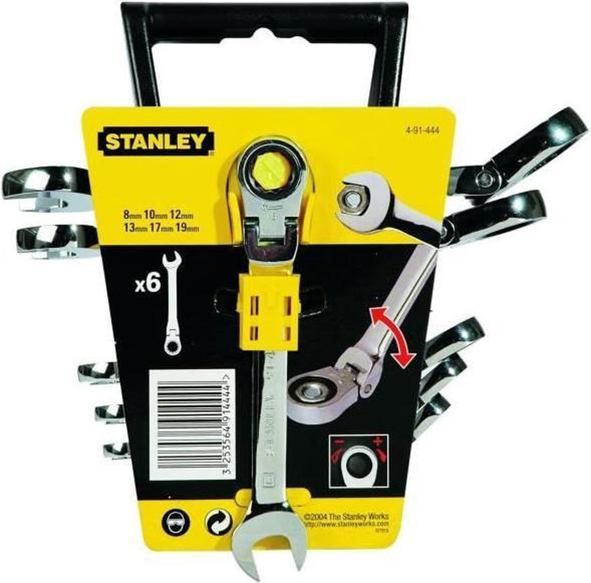 Stanley-Ringschlüsselsatz mit verstellbarem Ratschenring