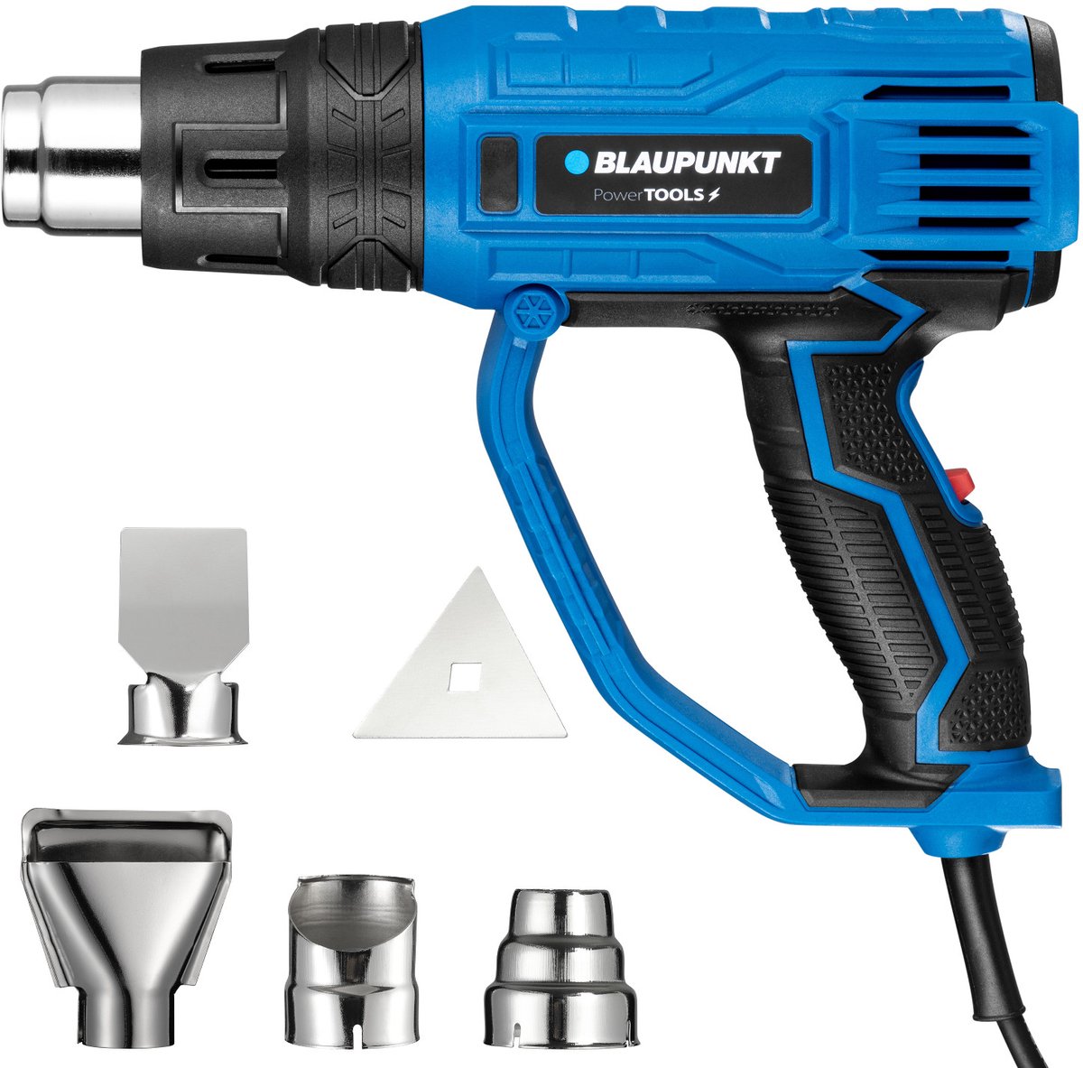 Blaupunkt – Heißluftpistole – Heißluftpistole, 2000 W, Blaskontrolle, Bereich 350–600 °C, hg2010