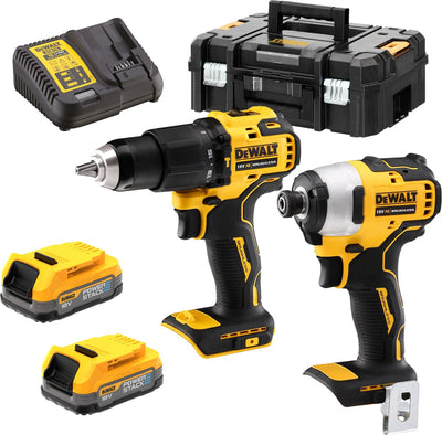 Dewalt dck2062e2t Batteriekombinationsset 2-teiliger 18V XR 1,7Ah Power Stack in TSTAK