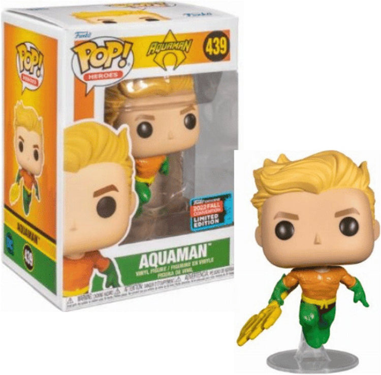 Funko DC Comics – Pop Nr. 439 – Aquaman Nycc 2022, exklusive Ausgabe