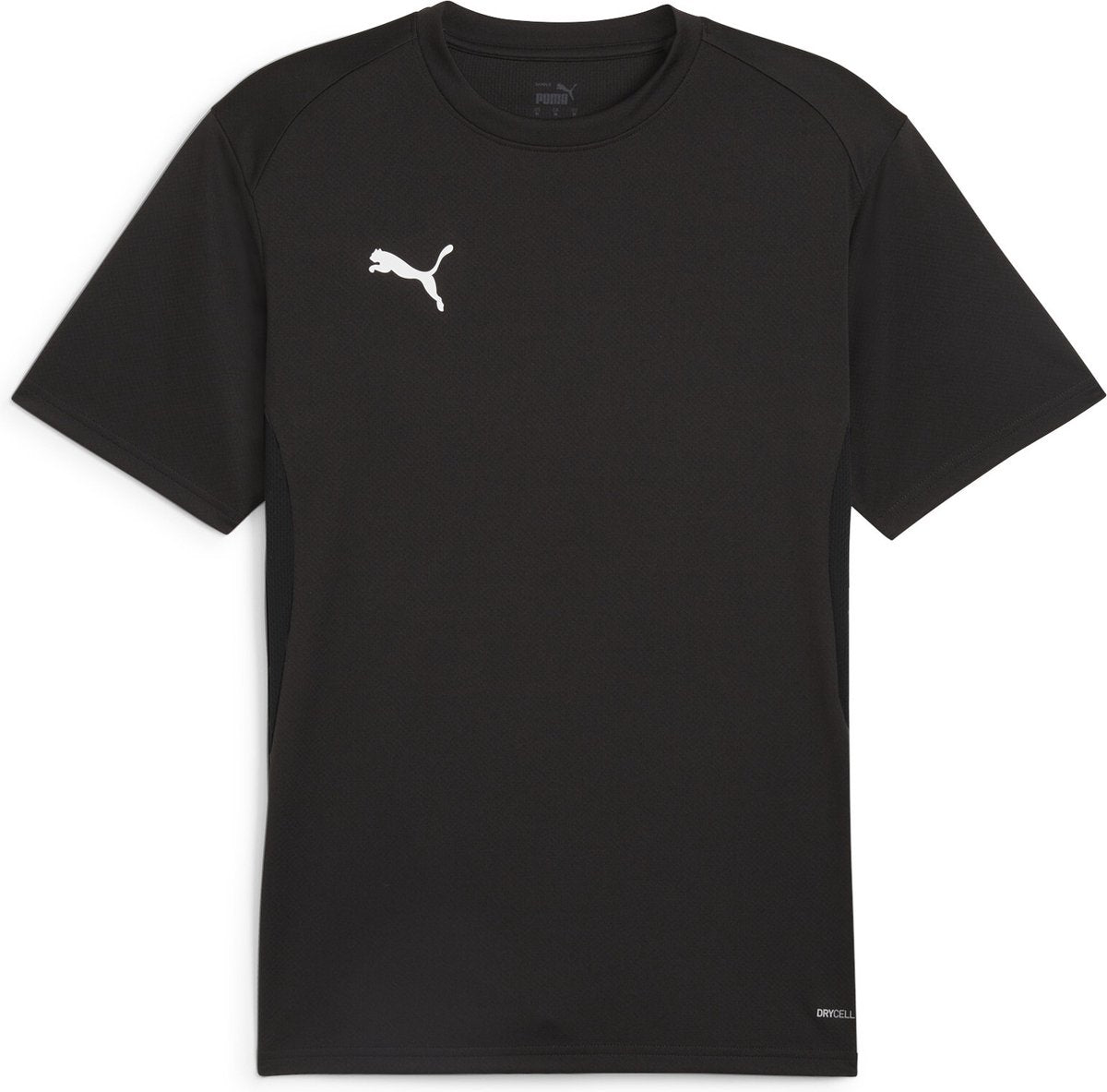 Puma Teamgoal Jersey Herren-Sportshirt – Schwarz-Weiß-Flat Dark Grey