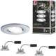 Paulmann LED Einbauleuchte Calla Basisset schwenkbar IP65 rund 90 mm 30° 3x6W 3x530lm 230V 4000K chrom matt