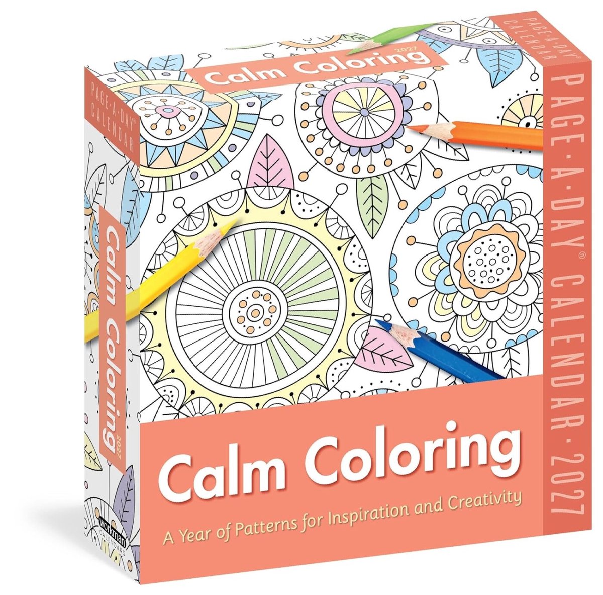 Calm Coloring Page-a-Day(r)-Kalender 2027: ein Jahr voller Muster für Inspiration und Kreativität