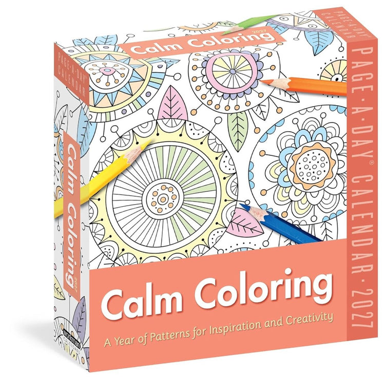 Calm Coloring Page-a-Day(r)-Kalender 2027: ein Jahr voller Muster für Inspiration und Kreativität