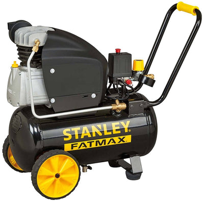 Stanley Kompressor 251 10 24s fmxcm0062e – Luftkompressor 10 bar – 24 l – 240 l min – integrierter Anti-Rutsch-Griff – Schwarz
