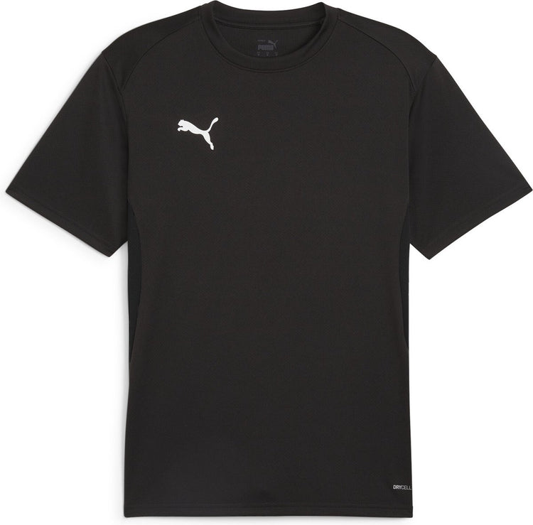Puma Teamgoal Jersey Herren-Sportshirt – Schwarz-Weiß-Flat Dark Grey