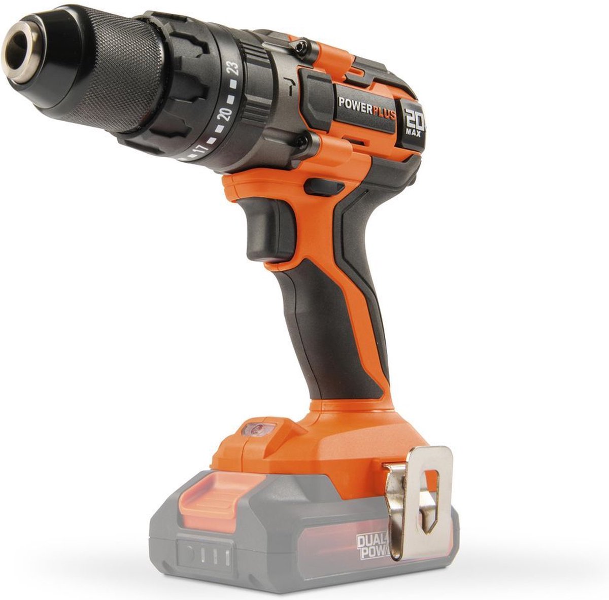 Powerplus Dual Power POWDP15200 Akku-Bohrschrauber mit Schlagfunktion – 20 V – exkl. Akku und Ladegerät