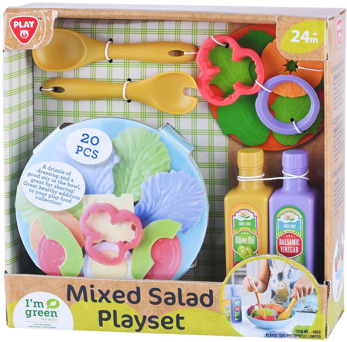 Spielen Sie gemischtes Salatspiel -Set, 20dlg.