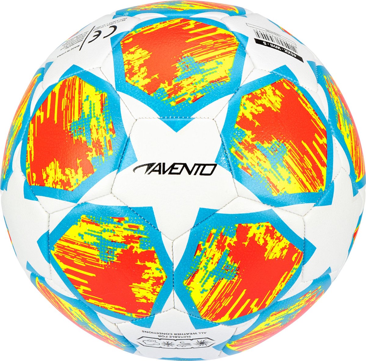 Avento Fußball - Sternenzauberer - blau - Größe 5 - ⌀ ca. 22 cm