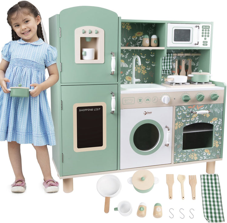 Lobbes Toys BV Classic World Vintage-Holzküche