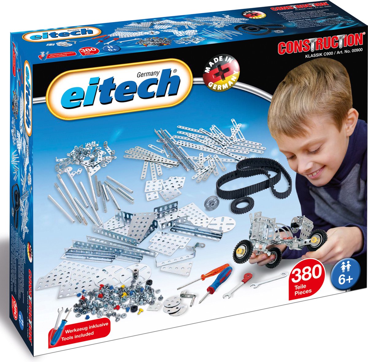 Eitech® Baukasten-Konstruktionsspielzeug – Erweiterungsset – 380 Teile