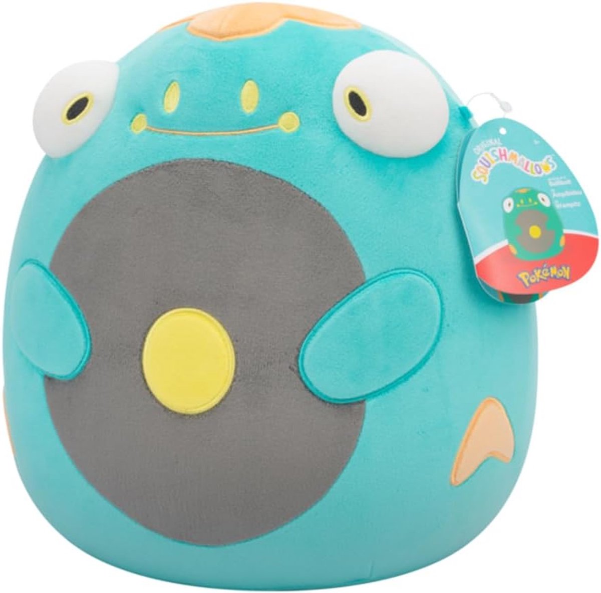 Jazwares Squishmallows Pokémon Bellibolt Plüschtier – 25 cm – superweicher Plüsch – offizielles Pokémon-Plüschtier