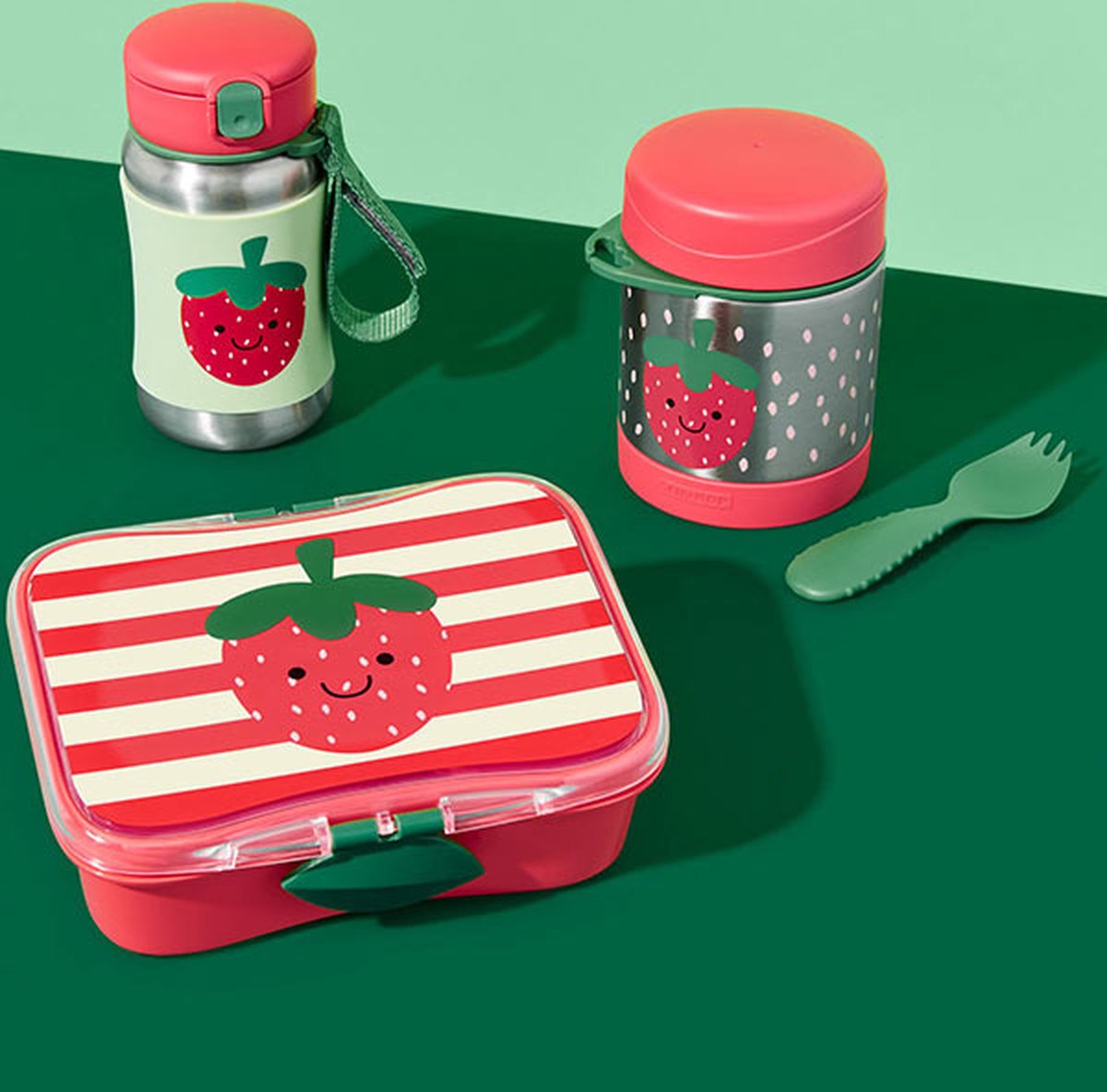 Skip Hop Spark Style Brotkasten Erdbeere