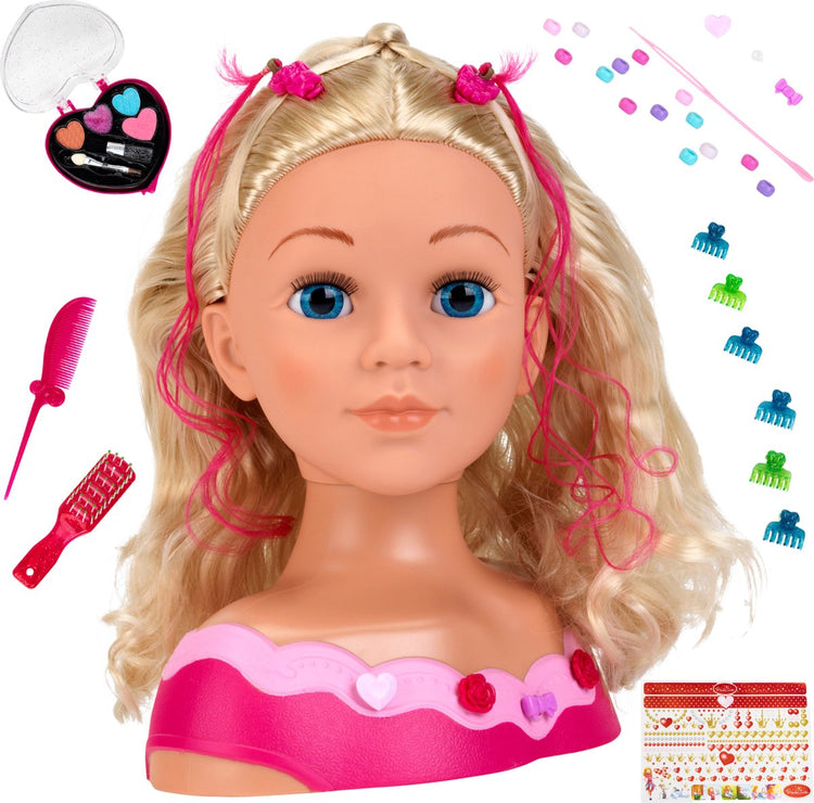 Klein Toys - Prinzessin Coralie Puppe mit Make-up - 27 cm