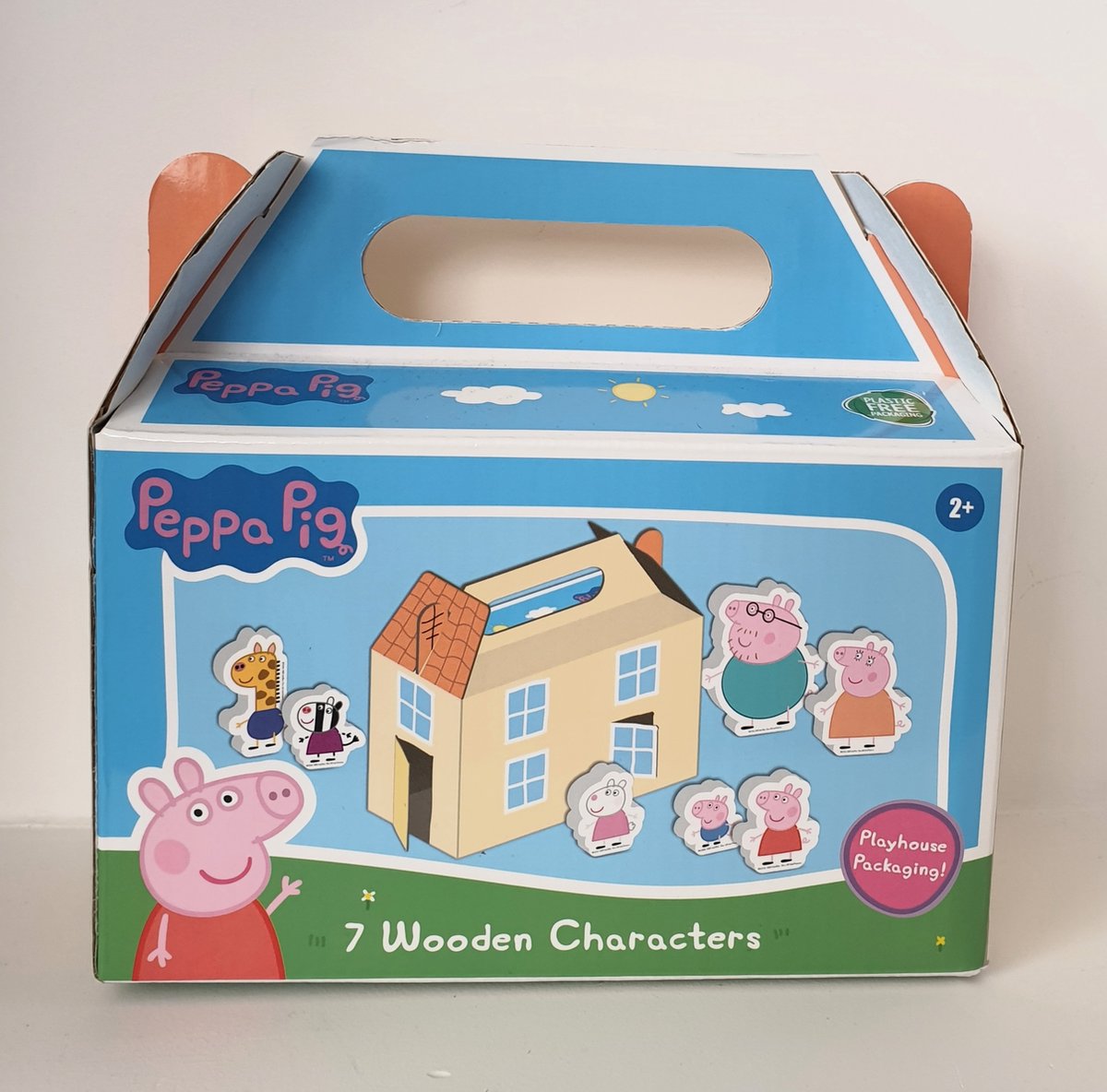 Peppa Wutz Holzspielfiguren-Set – 7-teilig.
