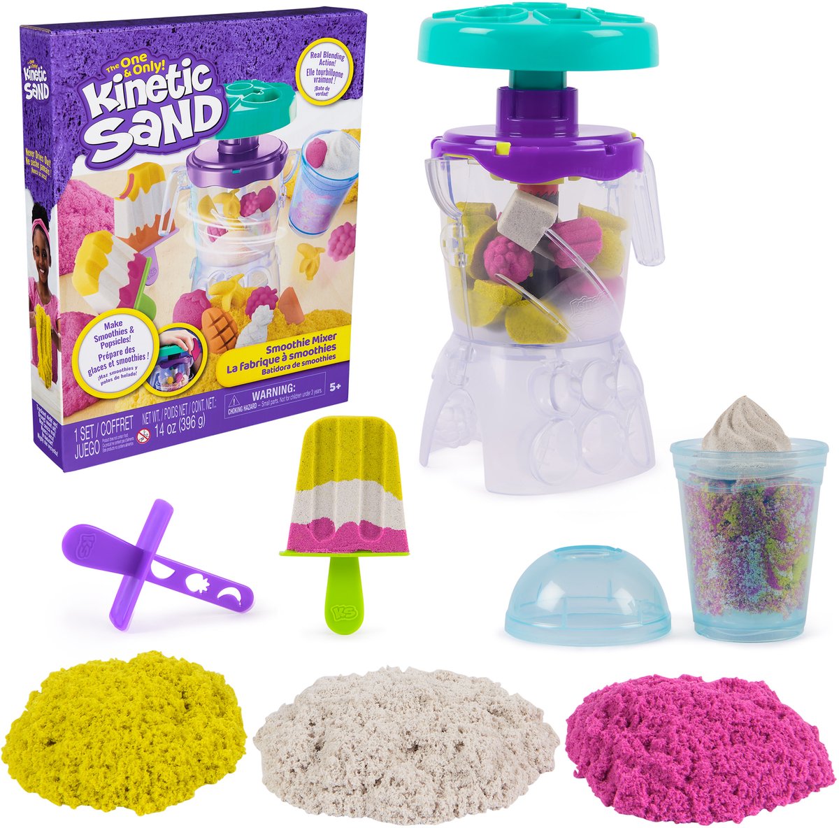 Kinetischer Sand-Smoothie-Mixer | 2 Stk