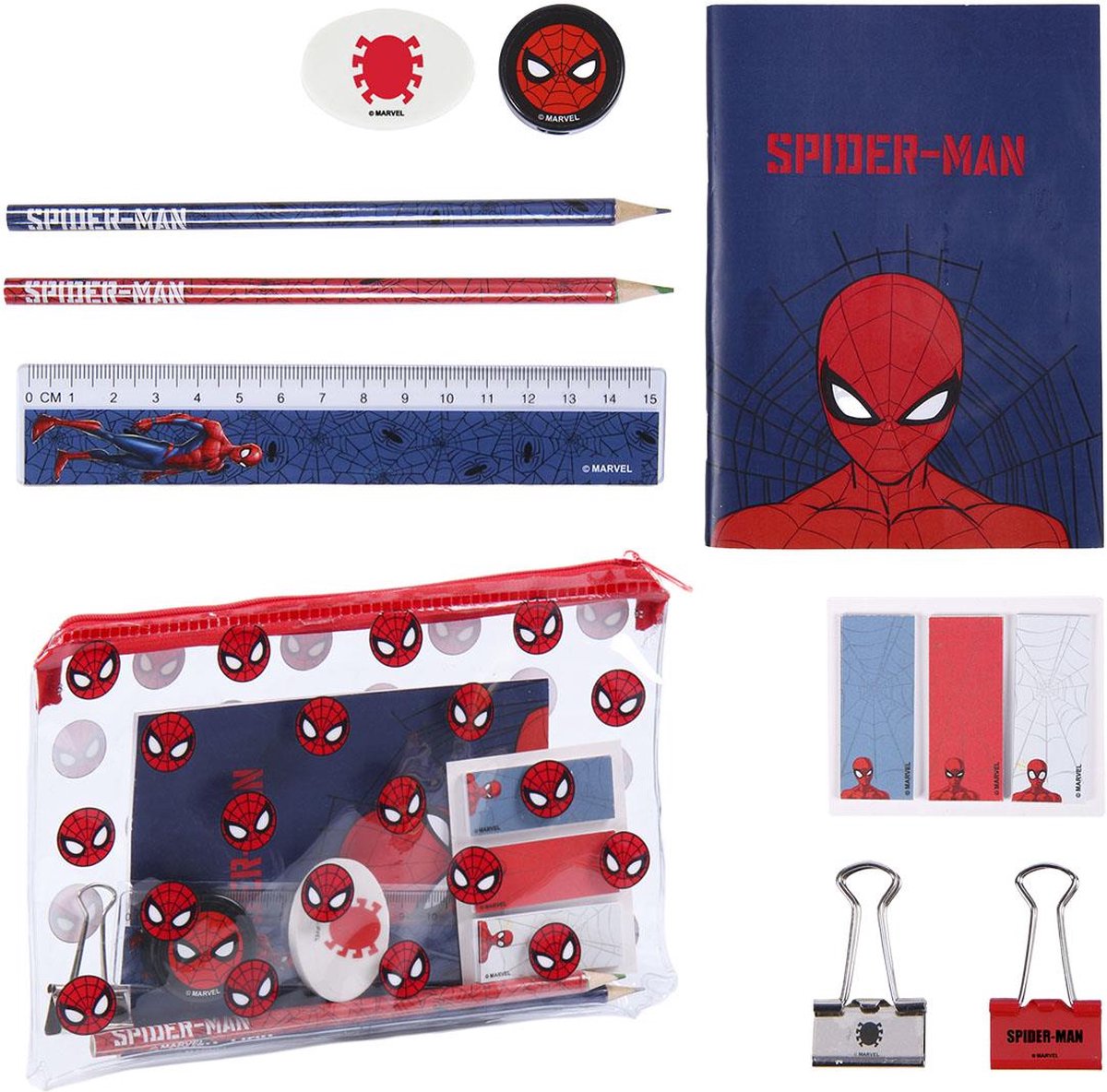Marvel Spiderman Federmäppchen – mit Inhalt